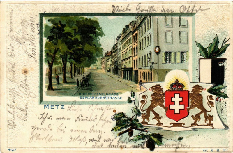 Carte postale ancienne Metz à Metz