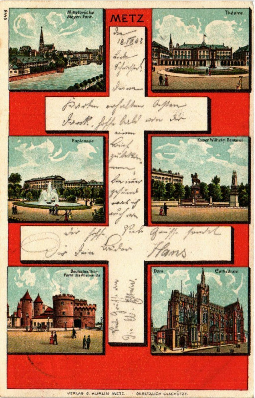 Carte postale ancienne Metz à Metz