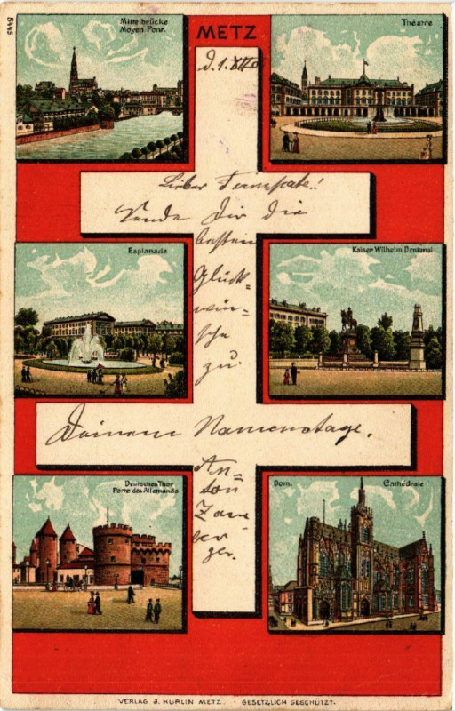 Carte postale ancienne Metz à Metz