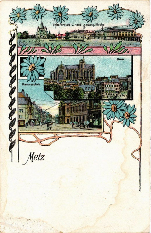 Carte postale ancienne Metz à Metz