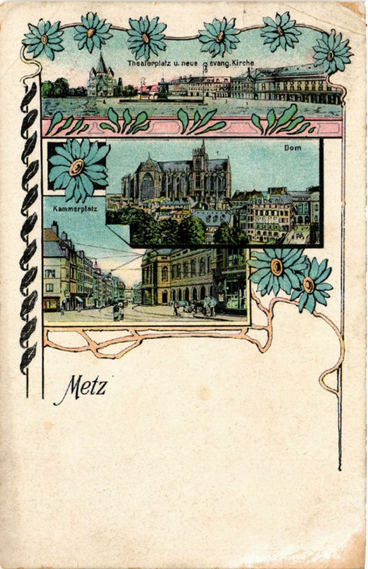 Carte postale ancienne Metz à Metz