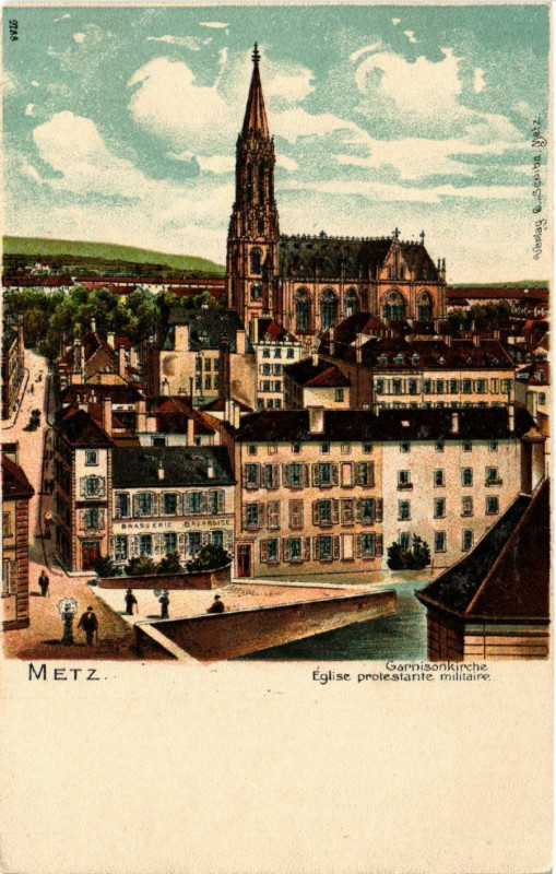Carte postale ancienne Metz à Metz