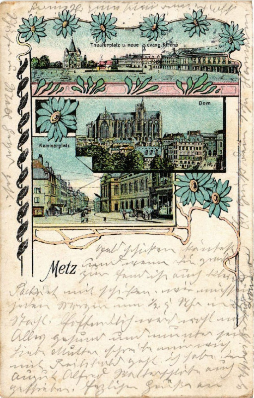 Carte postale ancienne Metz à Metz