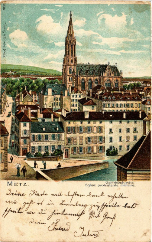 Carte postale ancienne Metz à Metz