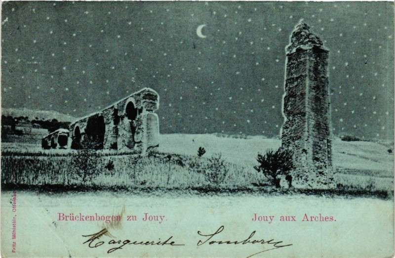 Carte postale ancienne Bruckenbogen zu Jony