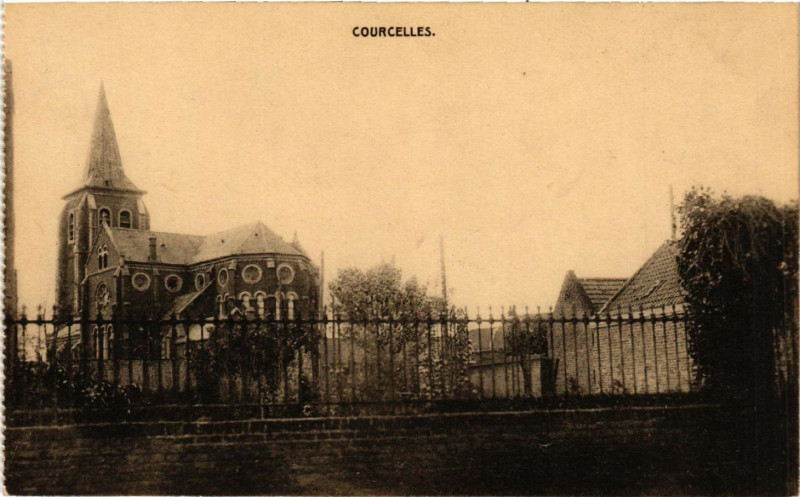 Carte postale ancienne Courcelles