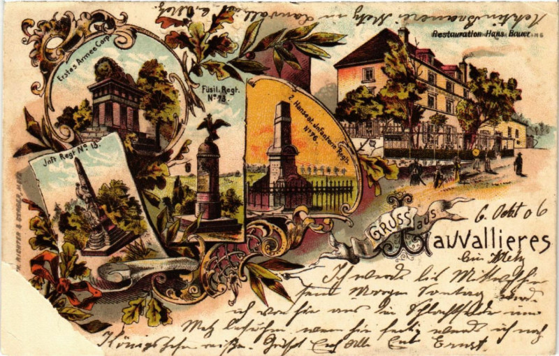 Carte postale ancienne Gruss aus Lavvalieres