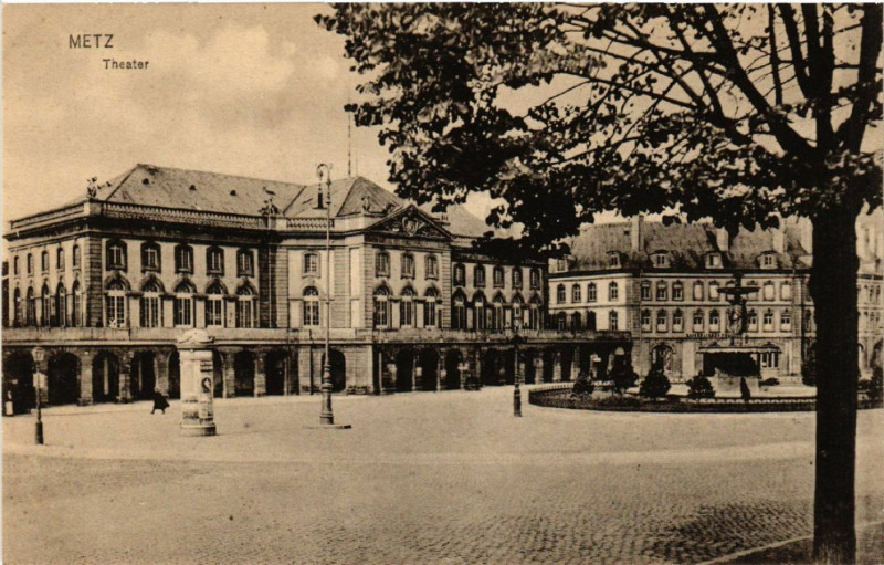 Carte postale ancienne Metz - Theater à Metz