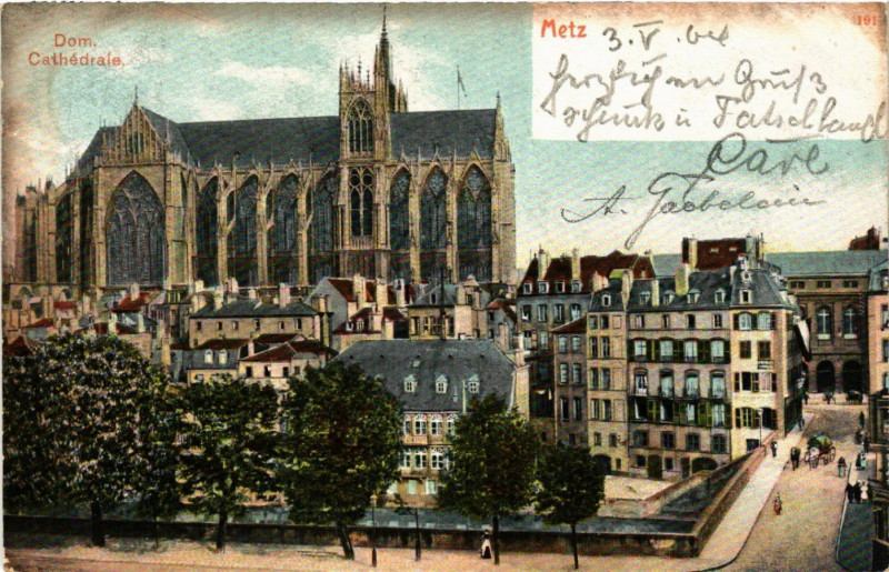 Carte postale ancienne Metz à Metz