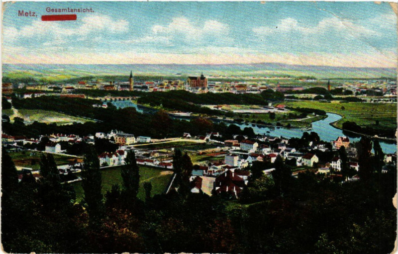 Carte postale ancienne Metz - Gesemtansicht à Metz