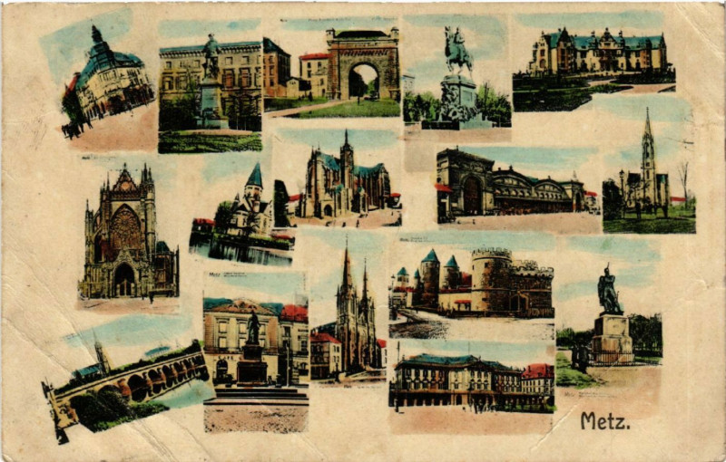 Carte postale ancienne Metz à Metz