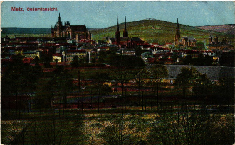 Carte postale ancienne Metz Gesamtansicht à Metz