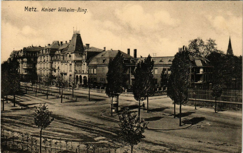 Carte postale ancienne Metz Kaiser Wilhelm-Ring à Metz