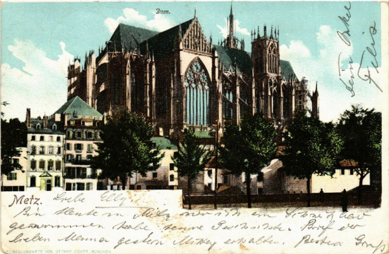 Carte postale ancienne Metz à Metz