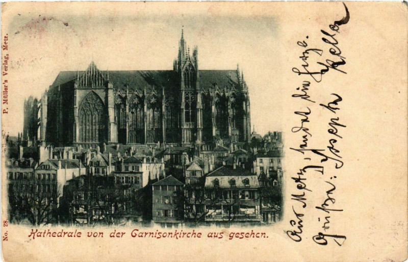 Carte postale ancienne Kathedrale von der Garnisonkirche aus gesehen
