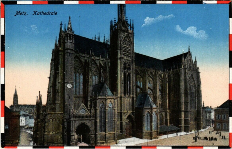 Carte postale ancienne Metz Kathedrale à Metz