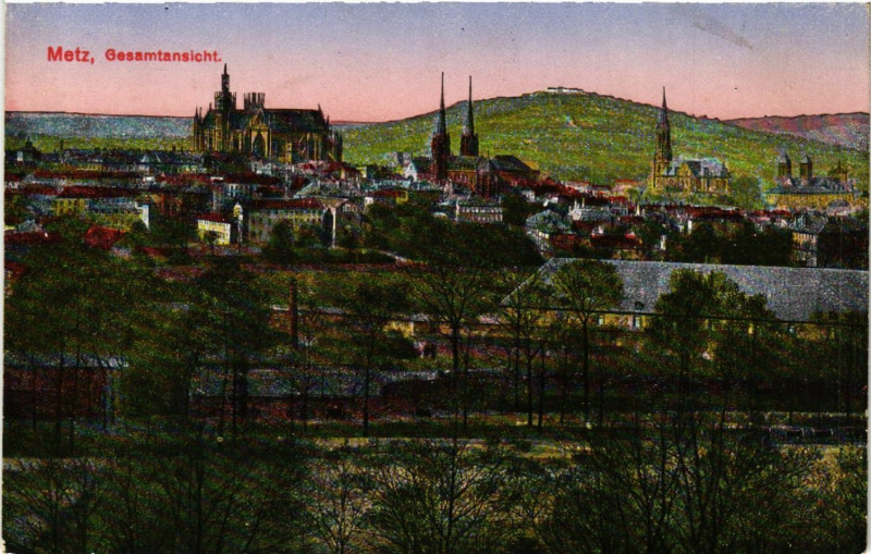 Carte postale ancienne Metz - Gesamtansicht à Metz