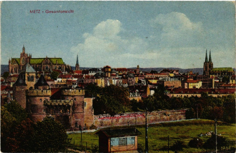 Carte postale ancienne Metz - Gesamtansicht à Metz