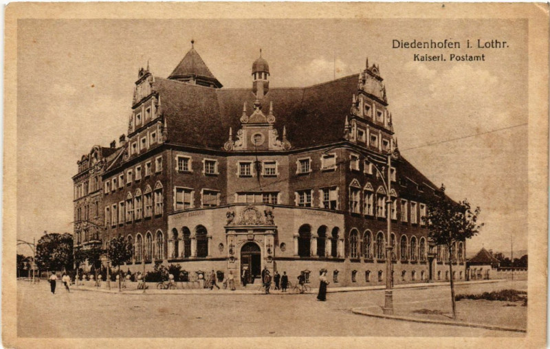 Carte postale ancienne Diedenhofen i. Lothr. - Kaiserl. Postamt