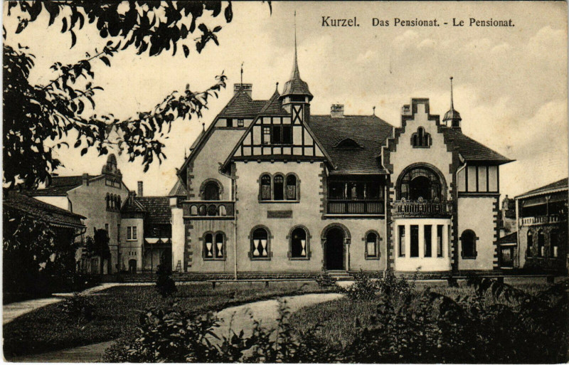 Carte postale ancienne Kurzel - Das Pensionat