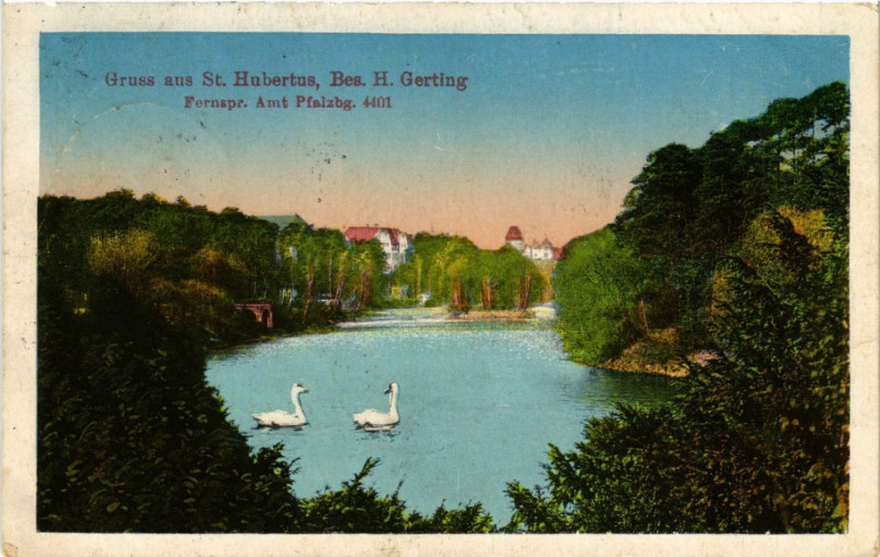 Carte postale ancienne Gruss aus Saint-HUBERTus à Saint-Hubert