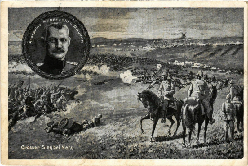 Carte postale ancienne Grosser Sieg bei Metz à Metz
