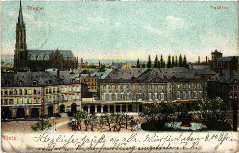 Carte postale ancienne Theatre