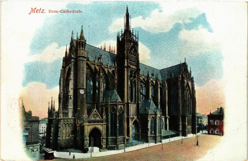 Carte postale ancienne Metz - Dom Cathedrale à Metz