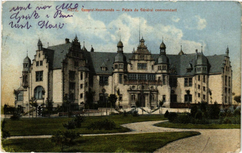 Carte postale ancienne Général Kommande - Palais du général commandant
