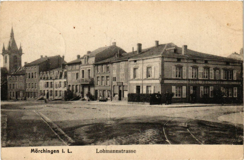 Carte postale ancienne Morchingen i. L. Lohmannstrasse