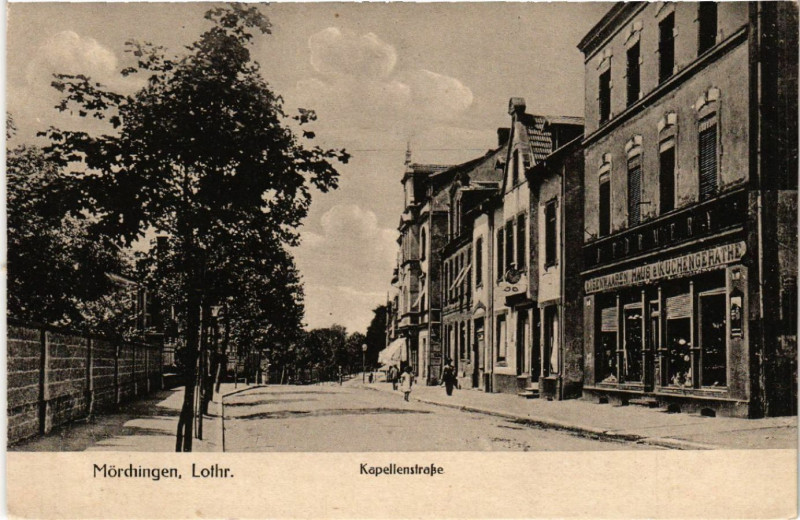 Carte postale ancienne Morchingen Lothr. Kapellenstrasse