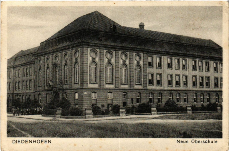 Carte postale ancienne Diedenhofen - Neue Oberschule