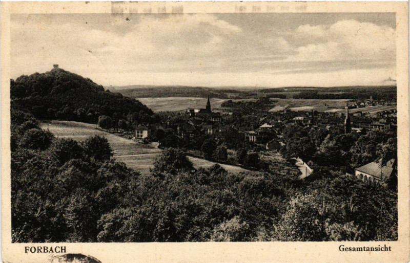 Carte postale ancienne Forbach - Gesamtansicht à Forbach