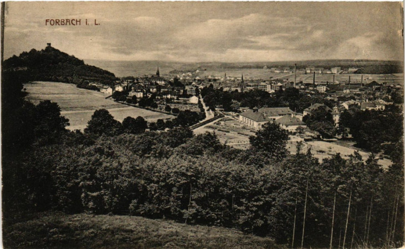 Carte postale ancienne Forbach i. L. à Forbach