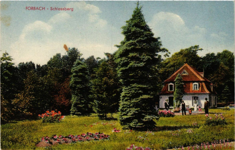Carte postale ancienne Forbach - Schlossberg à Forbach