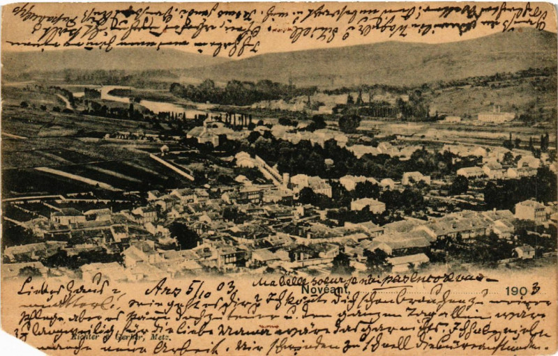 Carte postale ancienne Metz - Noveant 1905 à Metz