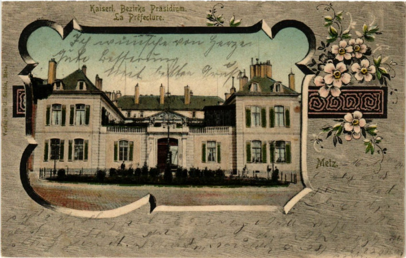 Carte postale ancienne Kaiserl Bezinks. Prasidium. - La Prefecture