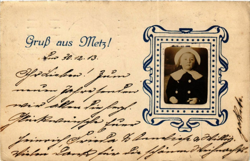 Carte postale ancienne Gruss aus Metz ! à Metz