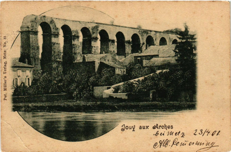 Carte postale ancienne Jouy aux Arches à Jouy-aux-Arches
