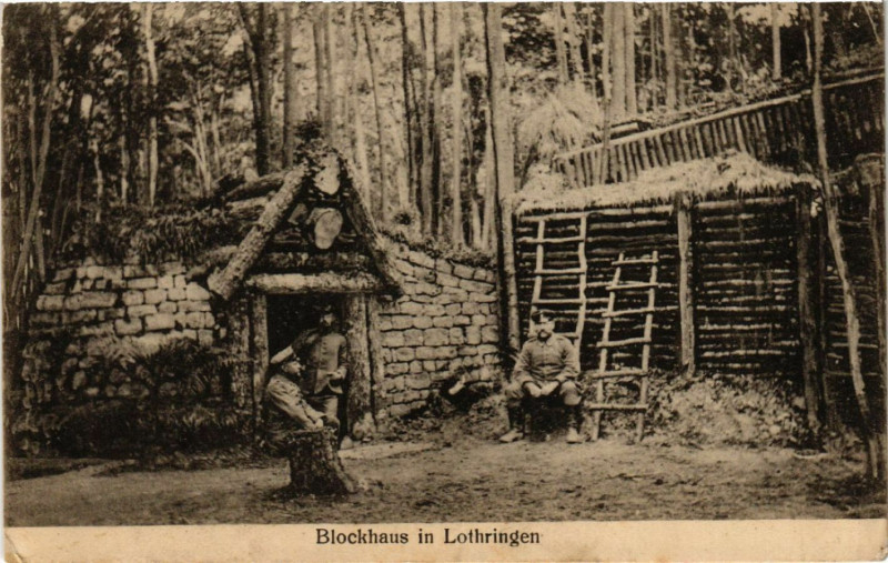 Carte postale ancienne Blockhaus in Lothringen