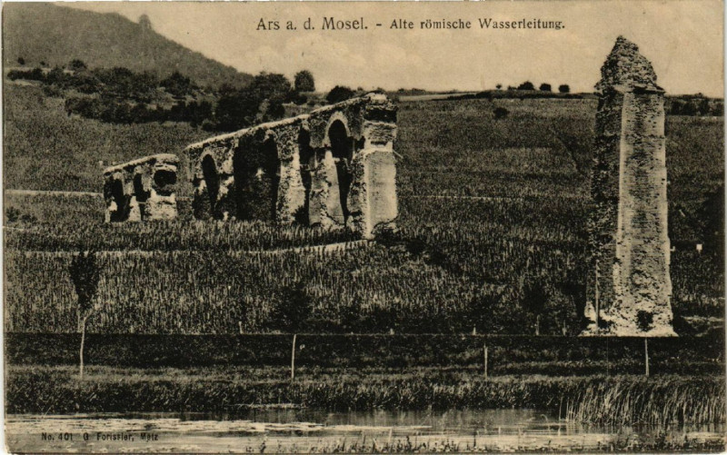 Carte postale ancienne Ars a. d. Mosel - Alte romische Wasserleitung