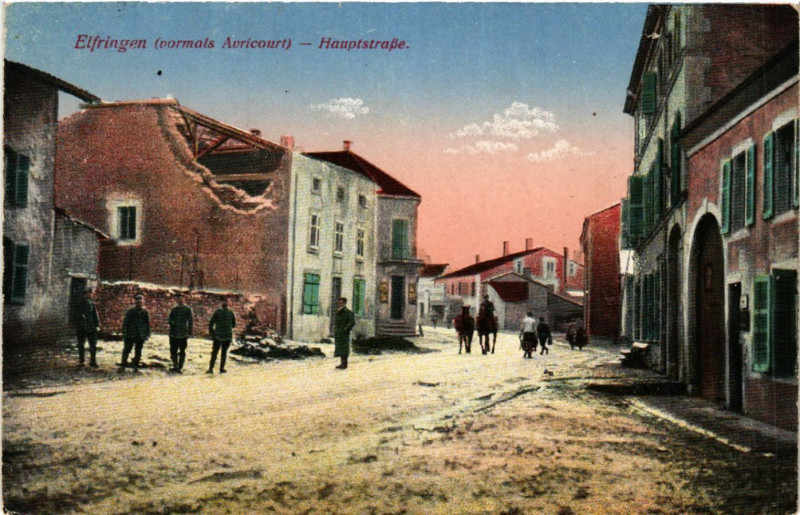 Carte postale ancienne Elfringen - HauptstraBe