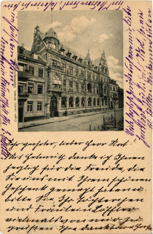 Carte postale ancienne Eugen Jacobi Kaiseri