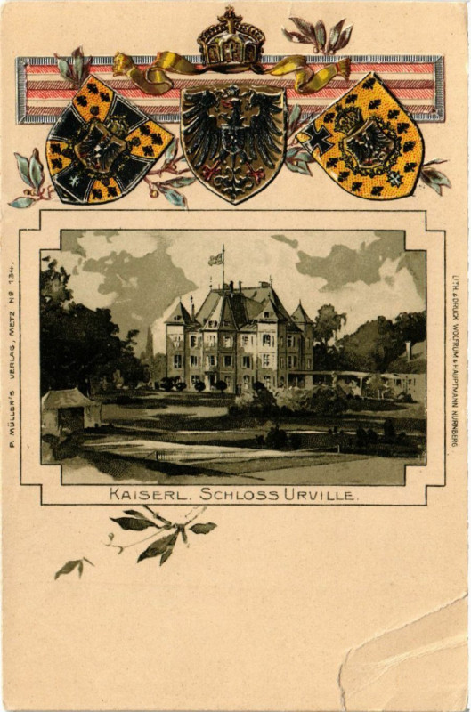Carte postale ancienne Kaiserl Schloss Urville