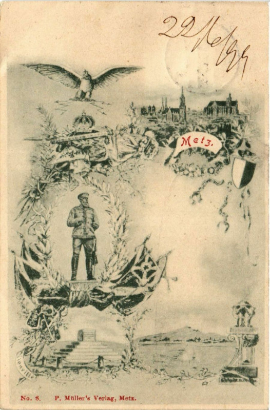 Carte postale ancienne Metz à Metz