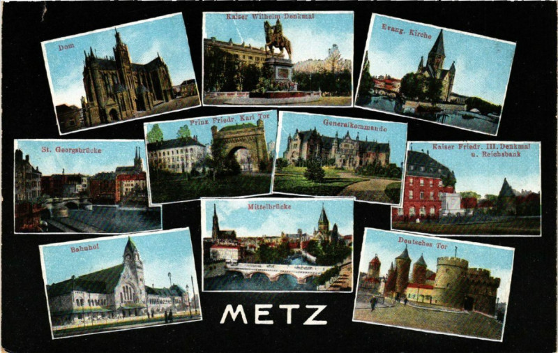Carte postale ancienne Metz à Metz
