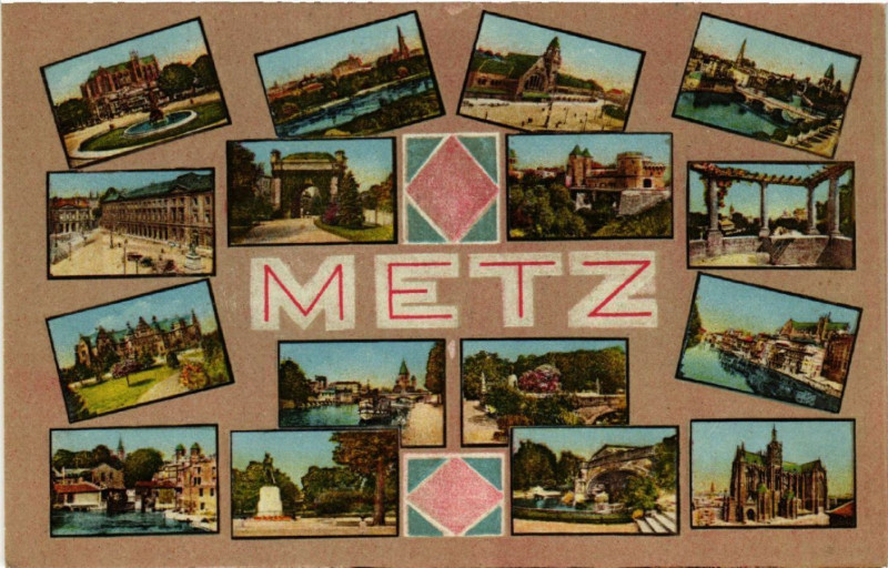 Carte postale ancienne Metz à Metz