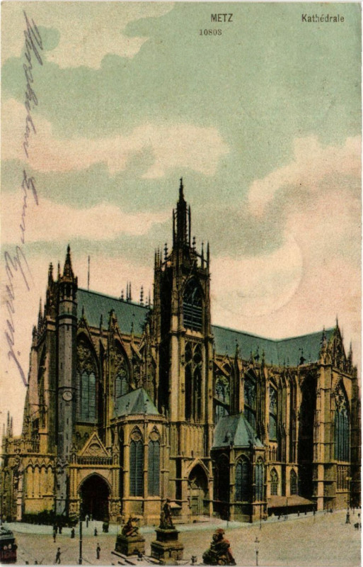 Carte postale ancienne Metz Kathedrale à Metz