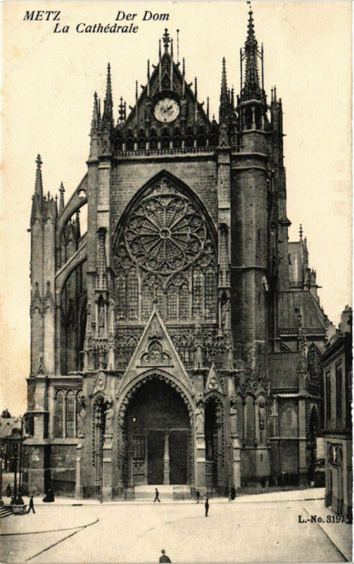 Carte postale ancienne Metz Der Dom à Metz