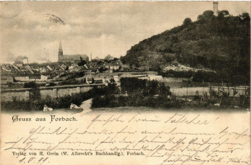 Carte postale ancienne Gruss aus Fonbach